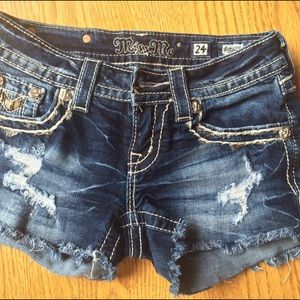 Miss Me cutoff shorts