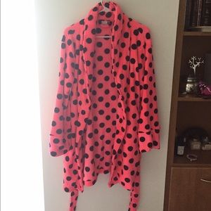 PINK polka dot robe