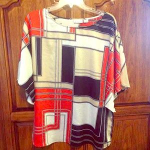 Liz Claiborne Drapey Dolman Silky Top