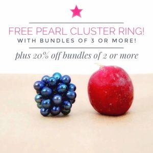 🌸FREE PEARL RING w/Bundles of 3 or more!
