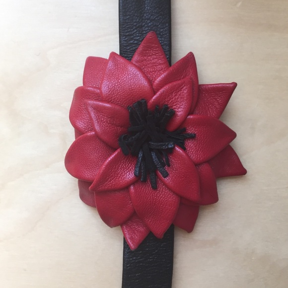 Leather wrap bracelet.