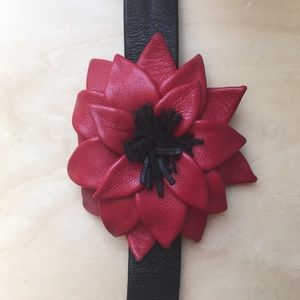 Leather wrap bracelet.