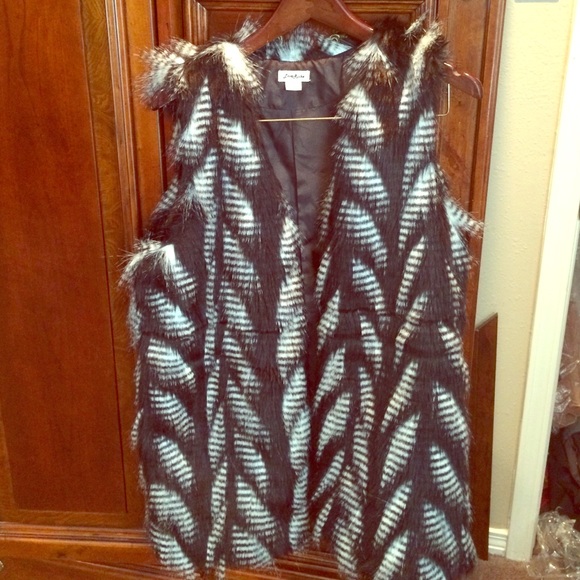 Faux Fur Vest - Picture 1 of 4