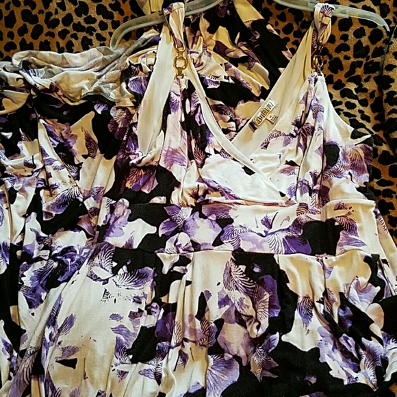 J. Lo brand xl stretchy flowy maxi dress adorable