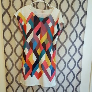 Short patterned dress