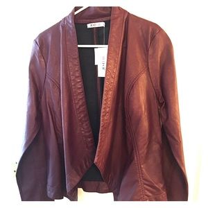 Leather Jacket Blazer