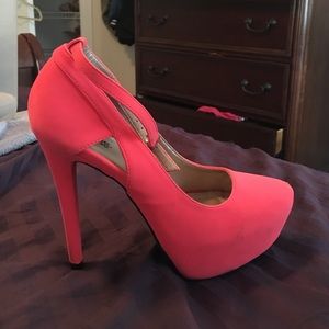HOT PINK CHARLOTTE RUSSE STILETTOS