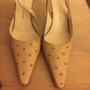 Giuseppe Zanotti kitten heel sling backs