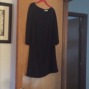 Black slip dress with built in slip💖