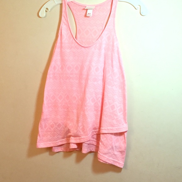 Mossimo Pink Summer Layered Tank