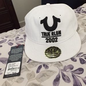 A brand new True Religion hat