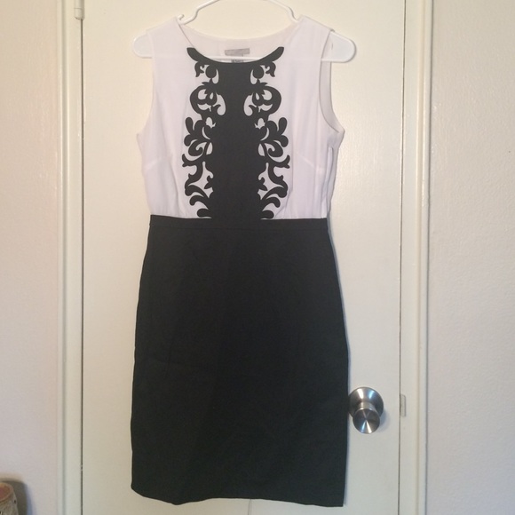 Black and white dress