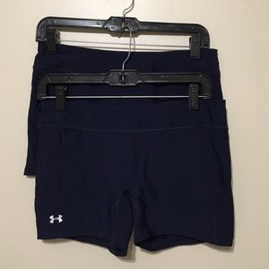Two pairs of Underarmour volleyball spandex!