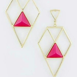Geometric shaped earrings