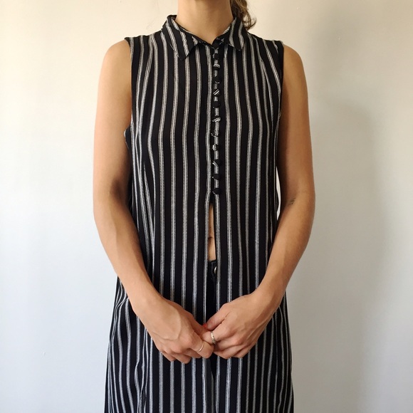 ASOS Sleeveless Longline Maxi Blouse