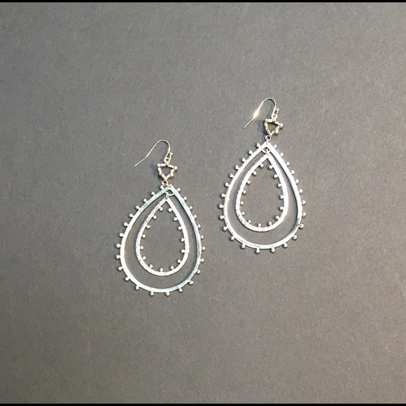 Silver Kendra Scott Rumer Earrings