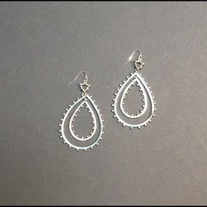 Silver Kendra Scott Rumer Earrings