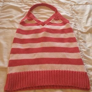 Halter sweater shirt