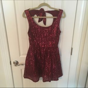 Red Sparkle Dress