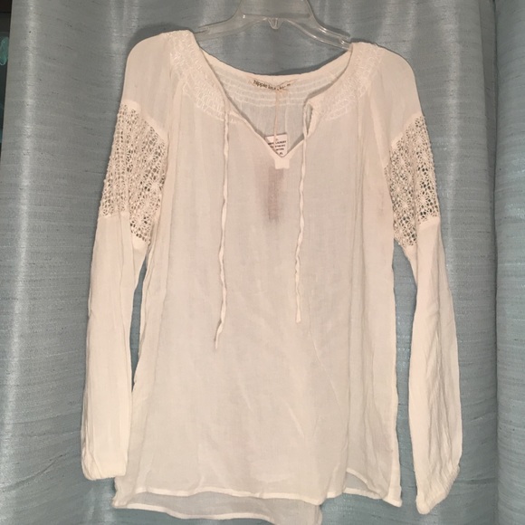 White boho shirt!