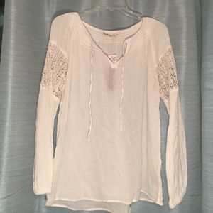 White boho shirt!