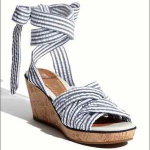 Sperry Wrap Cork Wedges