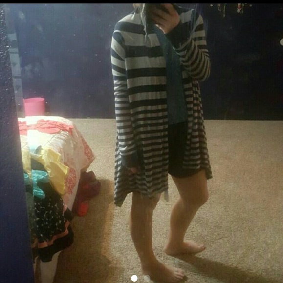Asymmetrical cardigan