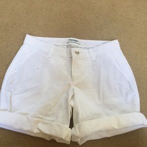 White old navy shorts