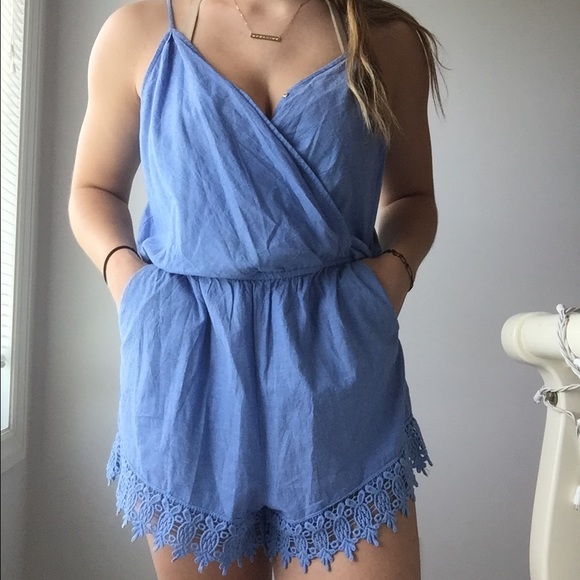Blue Romper