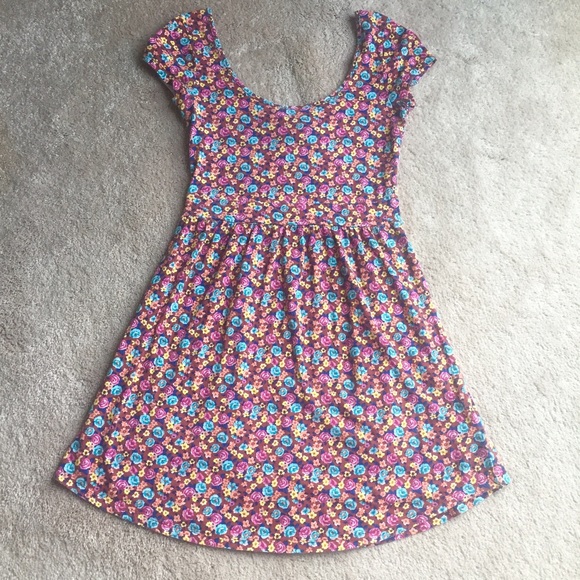 Forever 21 (Heritage 81) Floral Skater Dress FINAL