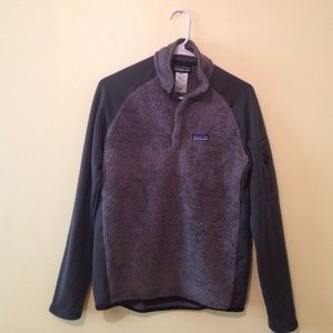 Gray Fuzzy Patagonia Men XS