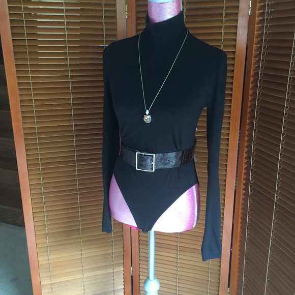 DKNY BROWN LEATHER BELT main image 4