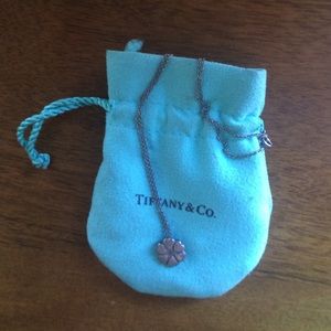 Tiffany & Co. sterling silver flower necklace