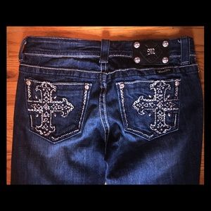 Miss Me Jeans Boot Cut Size W28/L34
