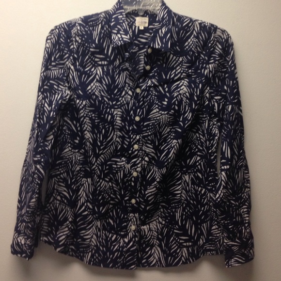 J.Crew patterned Button down