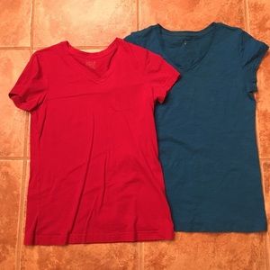 Bundle of 2 Soft V neck tops!