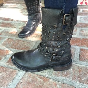 Studded Ugg Moto Boots