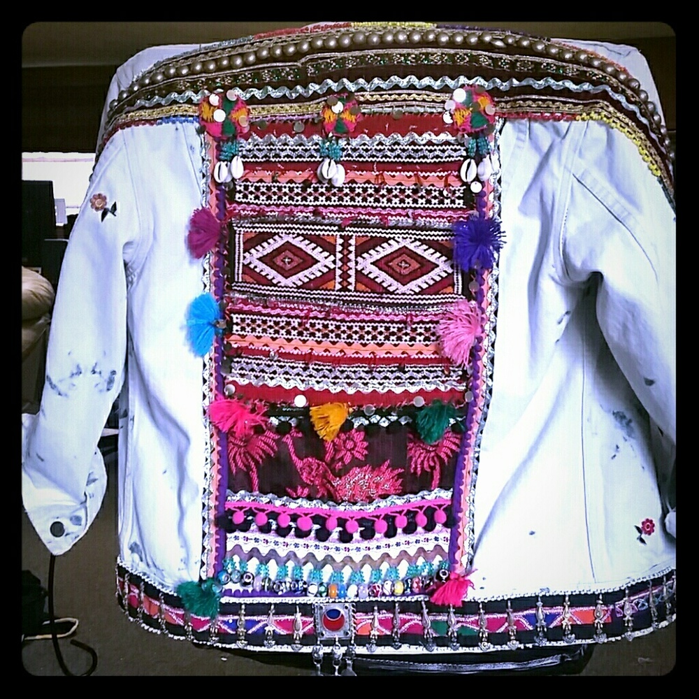 Boho up-cycle jacket