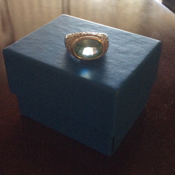 SOLD Price Cut Sterling Silver Blue Tourmaline - Picture 2 of 2