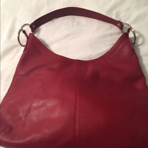 Red Alfani leather Hobo Bag