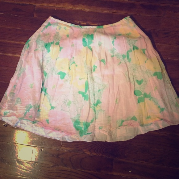 FREE PEOPLE floral skirt!