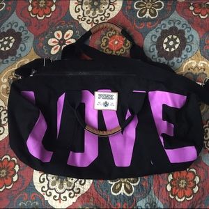 PINK duffel bag