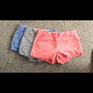 CLEARANCE 🛍J Crew shorts! PINK AND CORAL LEFT!!