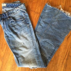 Free People - distressed flares
