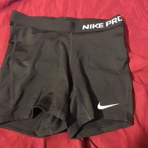 Nike pro compression shorts