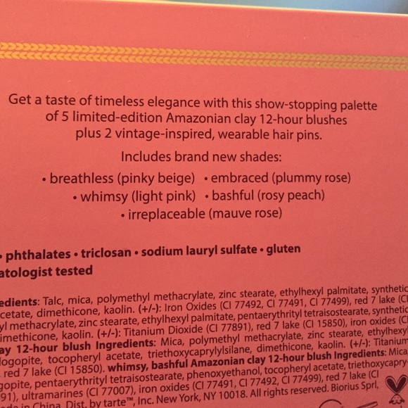 Tarte Pin-up girl palette - Picture 4 of 4