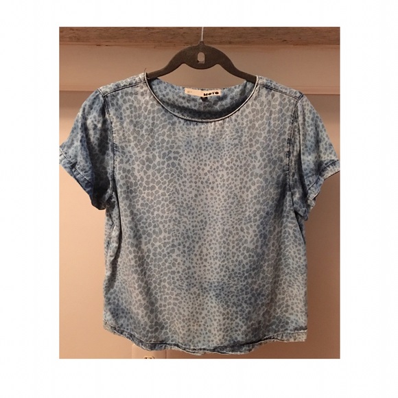 TOPSHOP MOTO denim tshirt