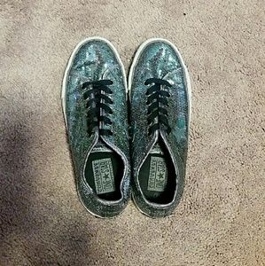 Converse One Star Sequin Low Tops