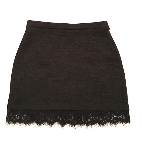 Topshop Mini Skirt Black