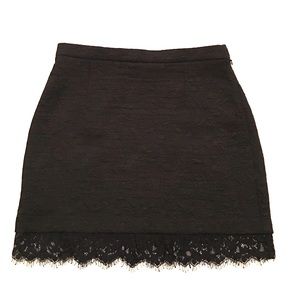 Topshop Mini Skirt Black
